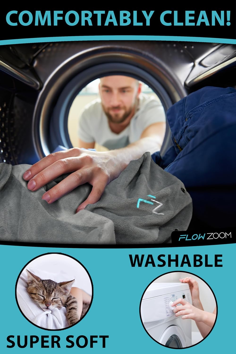 Inflatable Travel Pillows for Airplanes - Hooded Travel Neck Pillow Airplane - Adjustable Airplane Travel Pillow with Hood for Long Flight - Plane Pillow - Flight Pillow - Size L, Silver gray - Image 8