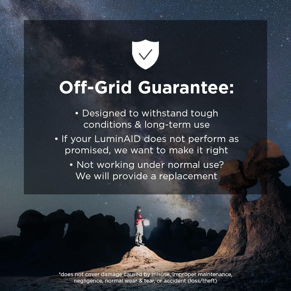 LuminAID Solar Camping Lantern - Inflatable LED Lamp Perfect for Camping, Hiking, Travel and More - Emergency Light for Power Outages, Hurricane, Survival Kits - As Seen on Shark Tank - Image 5
